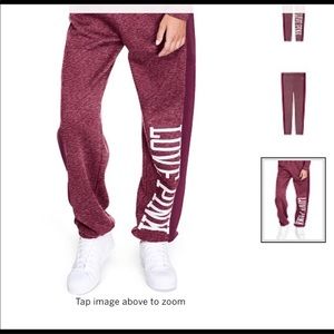 NIP VS PINK SLOUCHY CAMPUS PANT RUBY MARL SZ M 2017 collection